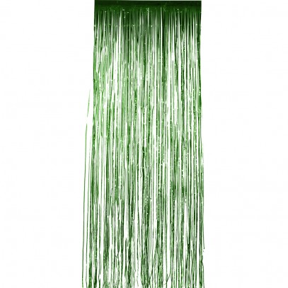 Glitzervorhang grün 91x244cm