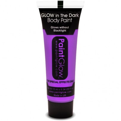 Glow In The Dark - Body & Face Paint violett