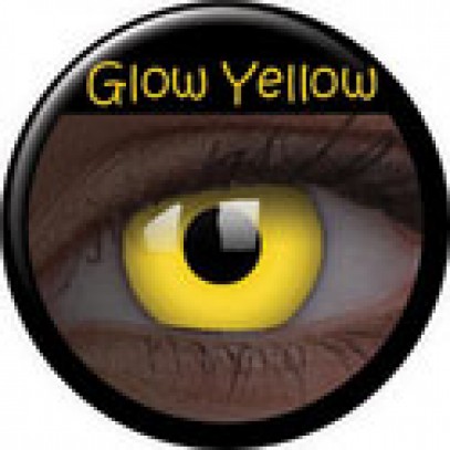 Glow UV Kontaktlinsen gelb