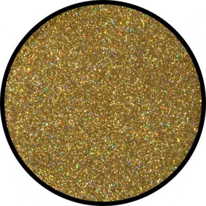 Feiner Gold-Juwel Glitzer holographisch