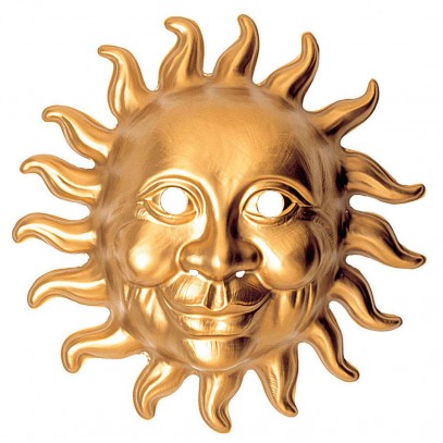 Goldene Sonne Maske