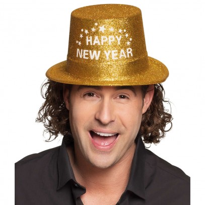 Goldener Neujahrs Hut
