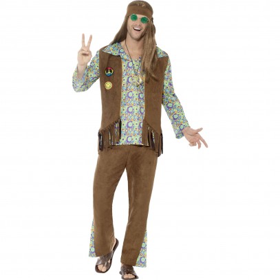 Groovy Hippie Man Stanley Herrenkostüm