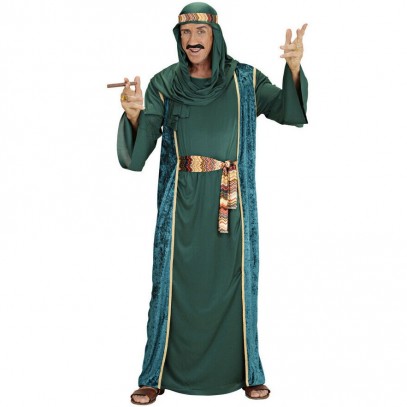 Arabisches Scheich Kostüm für Herren grün