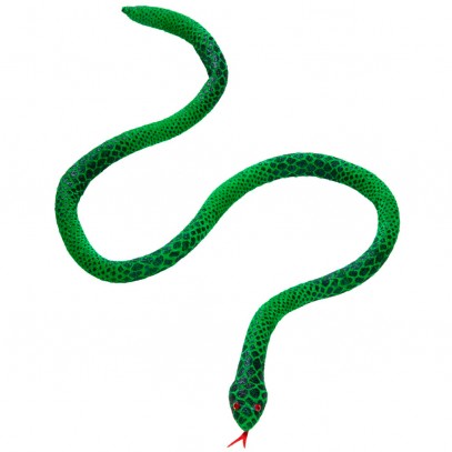 Grüne Schlange biegsam 100 cm 1