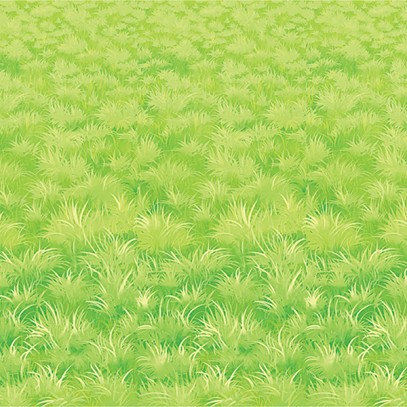 Grüne Sommerwiese Wanddeko