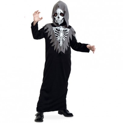 Grusel Skelett Kostüm für Kinder