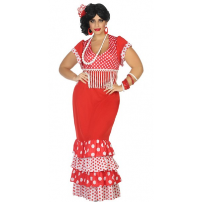 Flamencotänzerin Anita Fullsize Damenkostüm