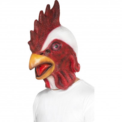 Hühner Maske aus Latex