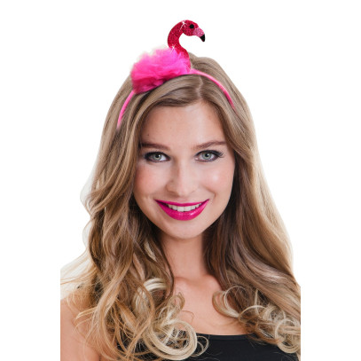 Pink Flamingo Haarreif für Damen