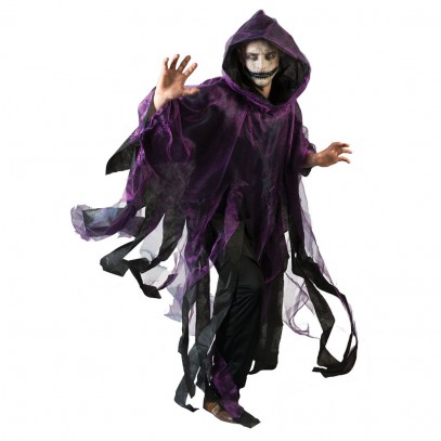 Halloween Geister Umhang für Erwachsene violett