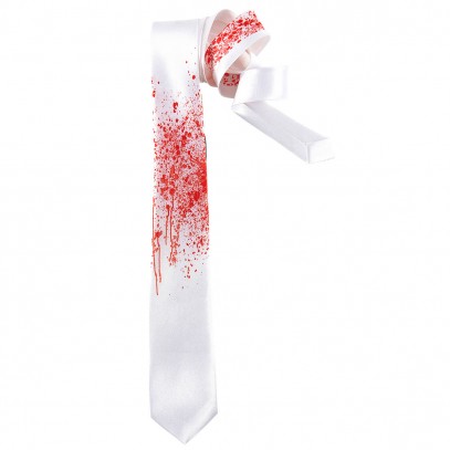 Halloween Krawatte mit Blutspritzern