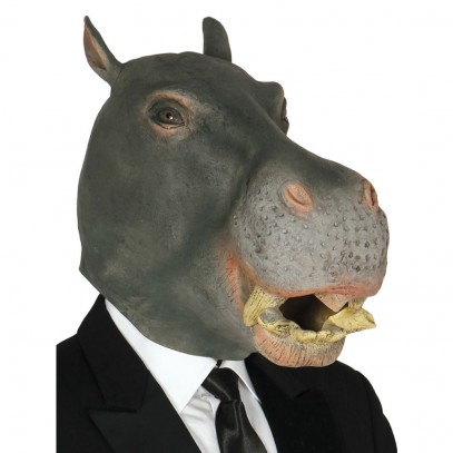 Happy Hippo Nilpferd Maske