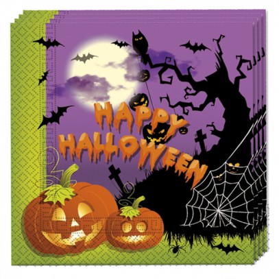 Happy Spooky Halloween Servietten 33x33cm