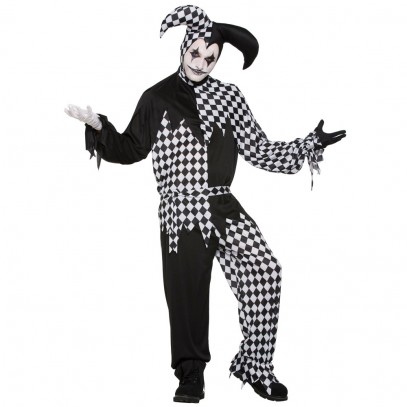 Harlequin Clown Narren Kostüm für Herren