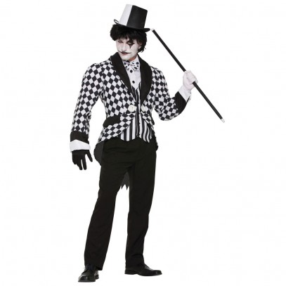 Harlequin Clown Pantomime Halloween Kostüm