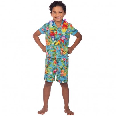 Hawaiihemd-Set Kinderkostüm