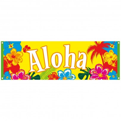 Aloha Hawaii Banner groß
