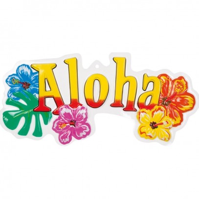 Hawaii Wanddekoration Aloha