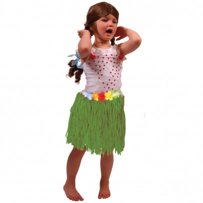 Hawaiirock grün 30cm für Kinder