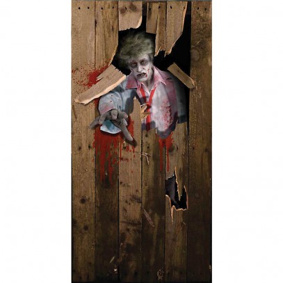 Horror Zombie Tür Poster 