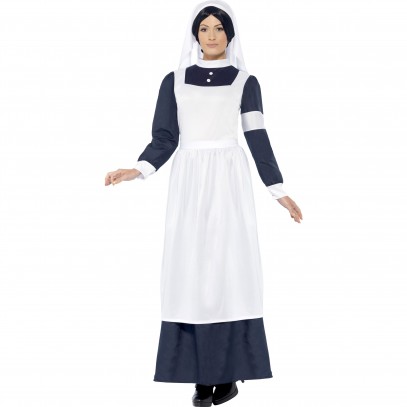 Historisches Krankenschwester Kostüm für Damen