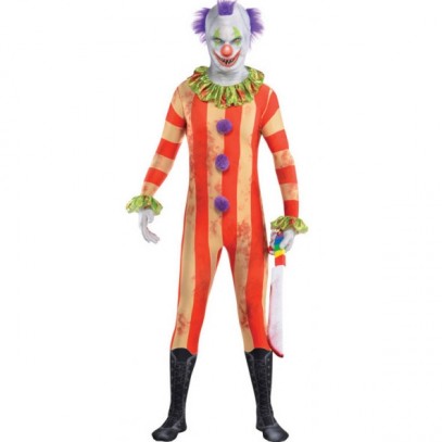 Second Skin Horror Clown Kostüm für Herren
