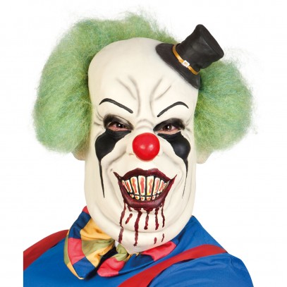 Horror Psycho Clown Halloween Maske