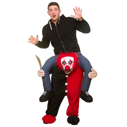 Horror Clown Huckepack Kostüm