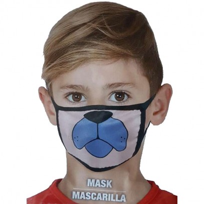 Nase-Mund-Maske Hündchen für Kinder