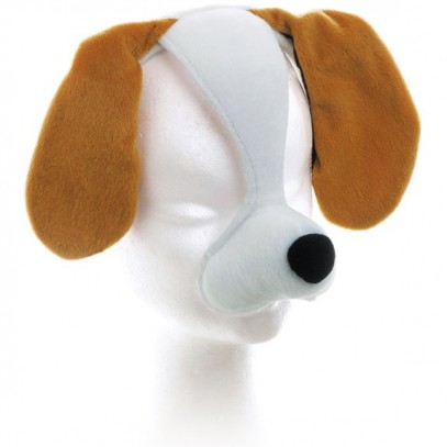 Hunde-Maske mit Geräuschen