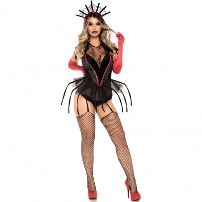 Verführerisches Spider Queen Kostüm Deluxe