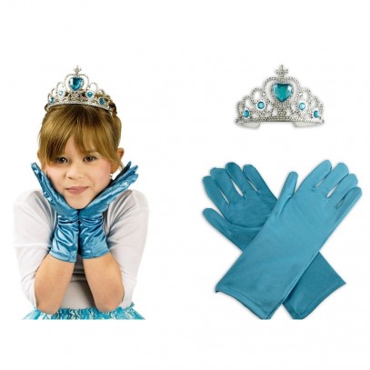 Prinzessinnen Glamour Set blau