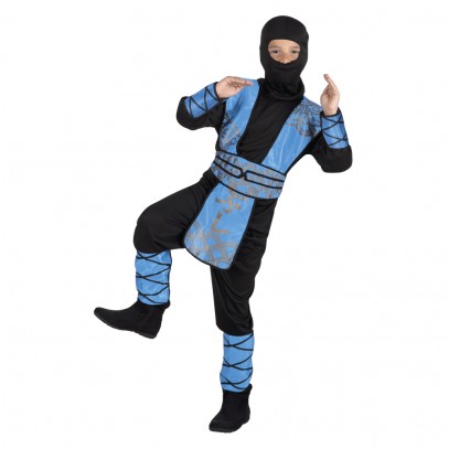 Blue Ninja Boy Kostüm
