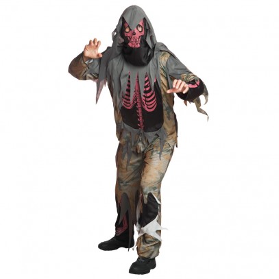 Skeleton Man Halloween Kostüm 