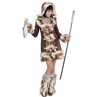 Sexy Inuit Eskimo Girl Kostüm 