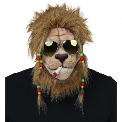 Reggae Löwen Maske