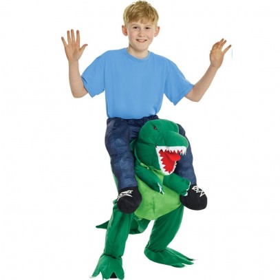 T-Rex Dinosaurier Huckepack Kinderkostüm