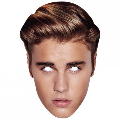 Justin Bieber Pappmaske