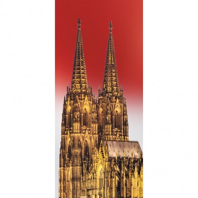 Köln Pin goldener Dom 45x20mm