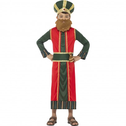 König Caspar Krippen Kostüm für Kinder