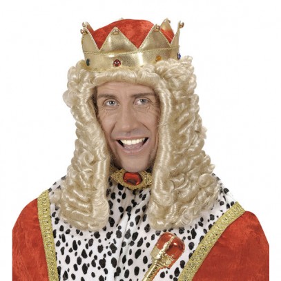 König Ludwig XIV. Barock Perücke blond für Herren