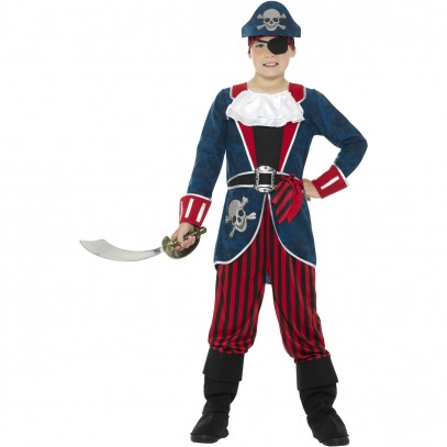 Kapitän Kurzbein Piraten Kostüm für Kinder