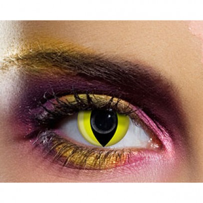 Katzenauge Kontaktlinsen gelb