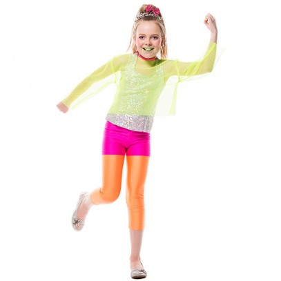 Kinder Hotpants Deluxe neon-pink 1