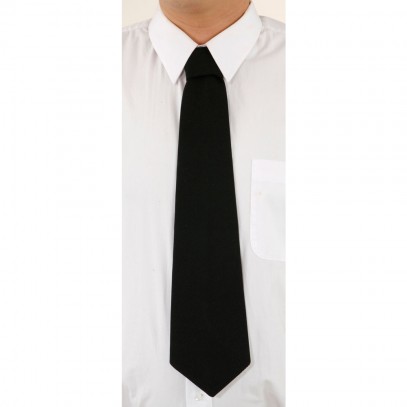 Klassische Krawatte schwarz