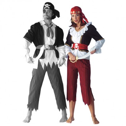 Klassische Piratenbraut Piraten Kostüm