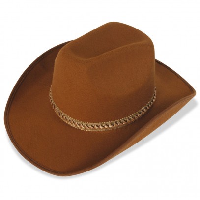 Klassischer Cowboy Hut braun