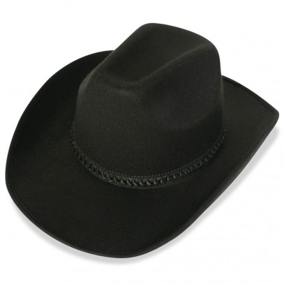 Klassischer Cowboy Hut schwarz
