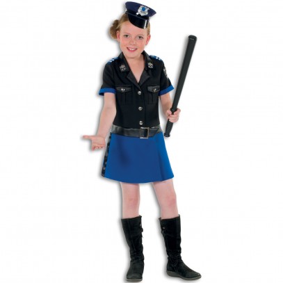 Kleine Polizistin Mädchen Kostüm Deluxe